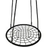 Nest Swing Rope Ø100cm – Black Round Hanging Seat