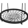 Nest Swing Rope Ø100cm – Black Round Hanging Seat