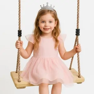 Wooden Garden Swing 58cm for Children