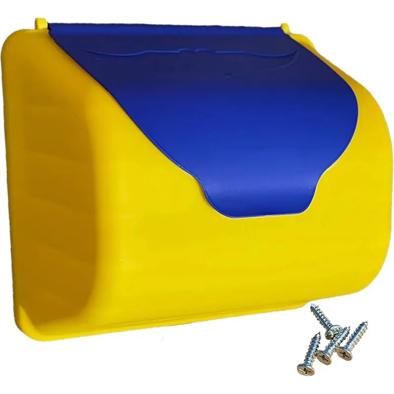 Children's Mailbox Yellow-Blue