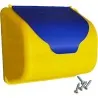 Children's Mailbox Yellow-Blue