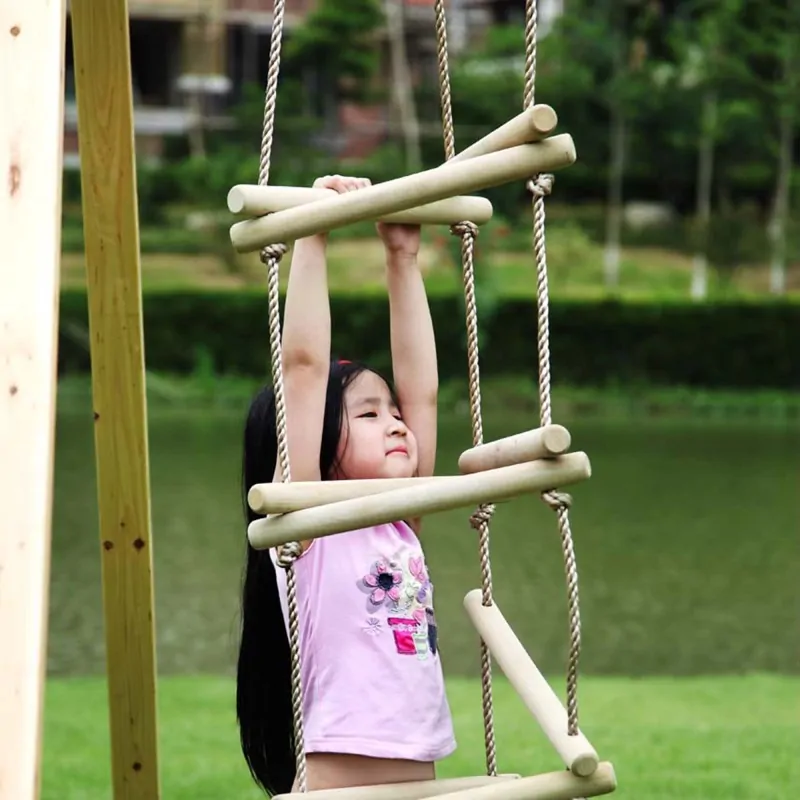Wooden Triangular Rope Ladder - 190 cm Climber