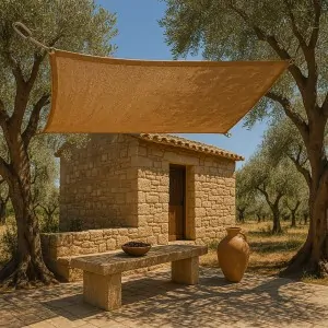 Jute Shade Sail Square