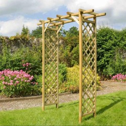 Ξύλινη Πέργκολα Είσοδος Ειρήνη