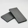 Striped WPC decking board 2,4 x 14,6 x 360cm - dark grey
