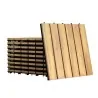 Acacia Wood Deck Tile with Interlocking Base