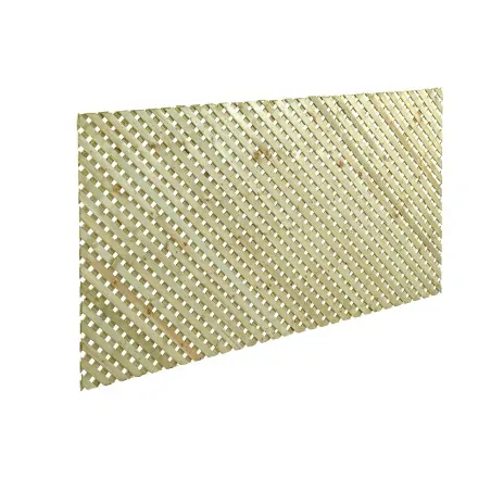 Wooden Lattice Privacy Panel 2x2 – 122 x 240 cm