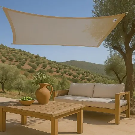 Shade Sail 230 gsm 3x5m – Beige Sand