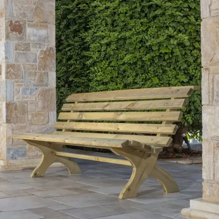 Wooden garden bench 85 x 180cm