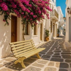 Wooden garden bench 85 x 180cm