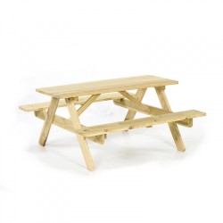 Children’s Wooden Picnic Table for Outdoor Use