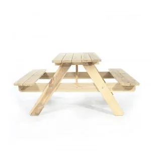 Children’s Wooden Picnic Table for Outdoor Use