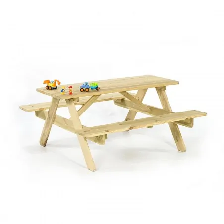 Children’s Wooden Picnic Table for Outdoor Use