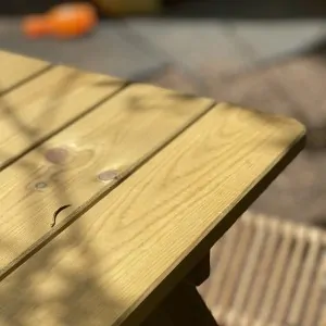 Children’s Wooden Picnic Table for Outdoor Use