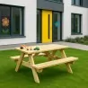 Children’s Wooden Picnic Table for Outdoor Use