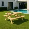 Children’s Wooden Picnic Table for Outdoor Use