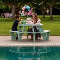 Kid's Octagon picnic table