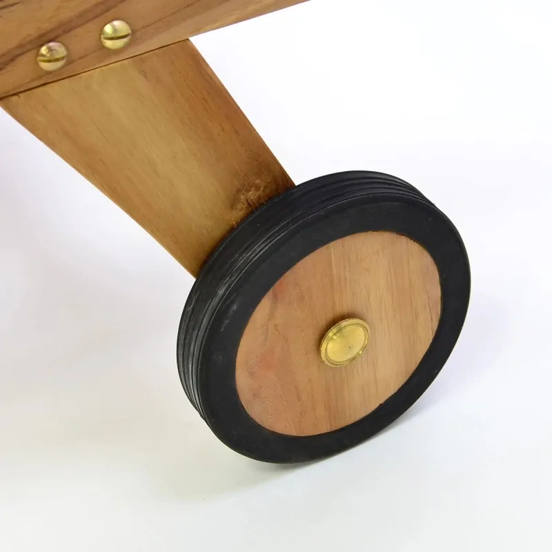 Teak Beach Lounger 197cm