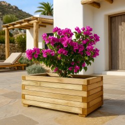 Wooden Planter 33(h) x 40 x 90cm