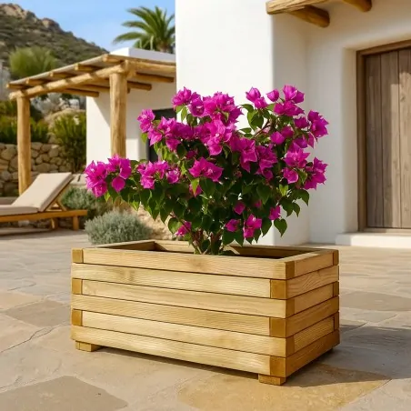 Wooden Planter 33(h) x 40 x 90cm