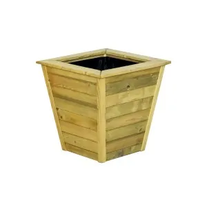 Wooden Planter Verne 65cm