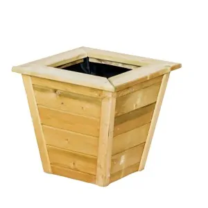 Wooden Planter Verne 45 cm