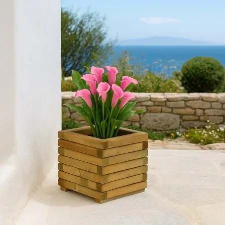 Square Wooden Planter 40 x 40 cm – 33 cm Height