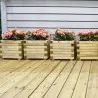 Square Wooden Planter 50 x 50 cm – 37 cm Height