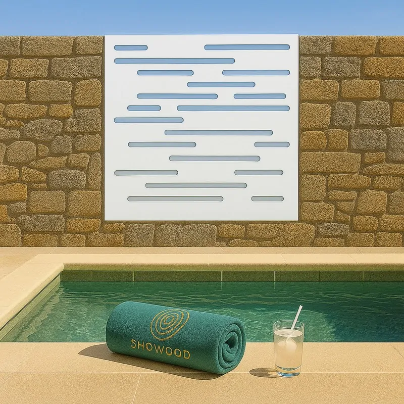 Nautic trellis 100 x 100cm white