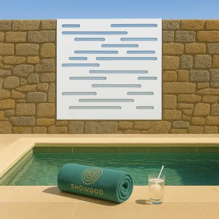 Nautic trellis 100 x 100cm white