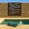 PP Nautic trellis 100 x 100cm coffee