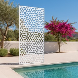 Mosaic Trellis PP 100 x 200cm - White