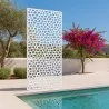PP Mosaic trellis 100 x 200cm white