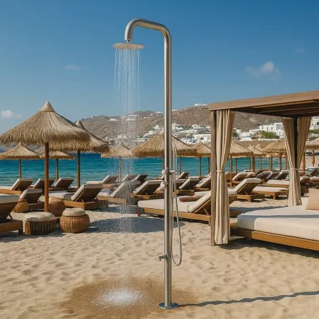 Inox Στήλη Ντους Ζεστού/Κρύου Νερού