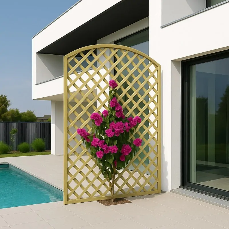 Diagonal Trellis Arch 6x6 cm