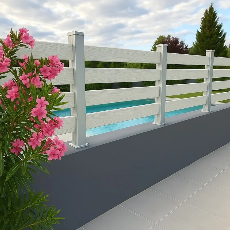 WPC 3d fencing board  2 x 12 x 360cm - off white