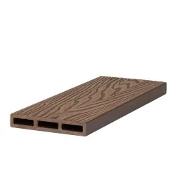 WPC 3d fencing board  2 x 12 x 360cm - coffee