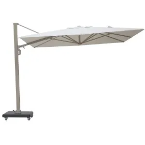 Premium Garden Umbrella 3x3.5m Beige