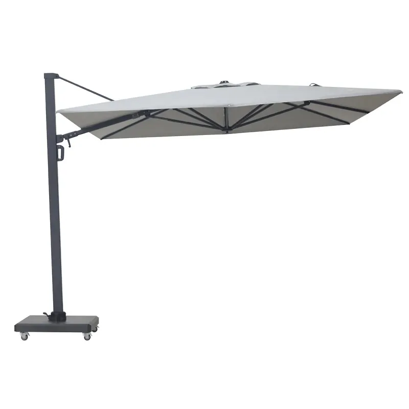 Premium Garden Umbrella 3x3.5m Anthracite Grey