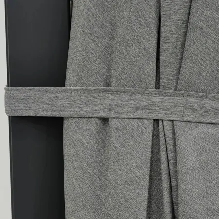 Premium Garden Umbrella 3x3.5m Anthracite Grey