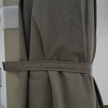 Premium Garden Umbrella 3x3.5m Beige Taupe