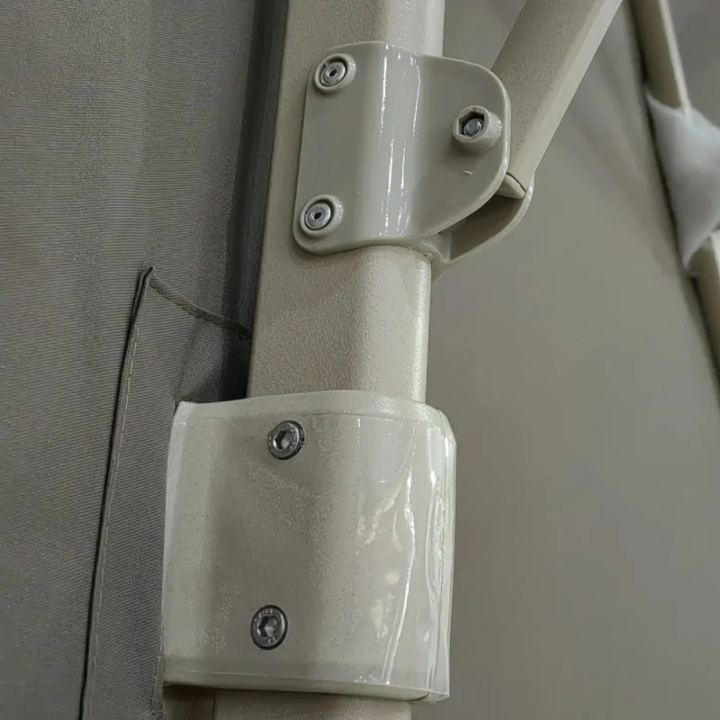 Premium Garden Umbrella 3x3.5m Beige Taupe