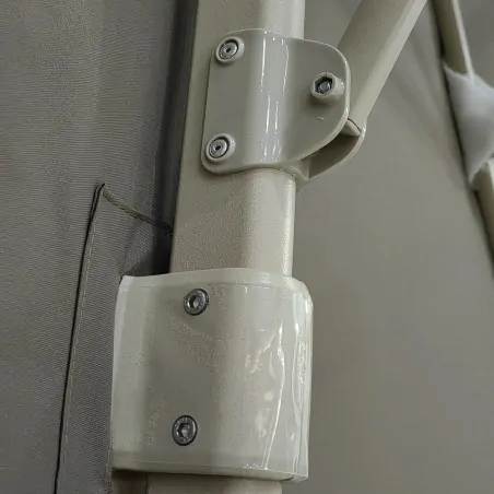 Premium Garden Umbrella 3x3.5m Beige Taupe