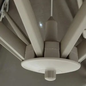 Premium Ομπρέλα Κήπου 3x3.5m Μπεζ Taupe