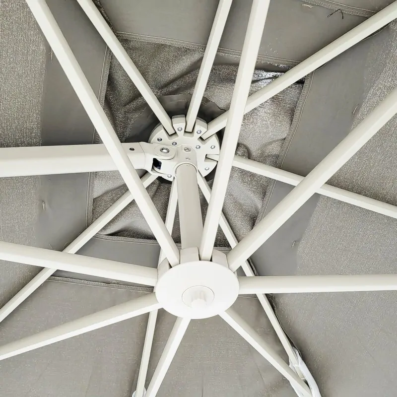 Premium Περιστρεφόμενη Ομπρέλα Κήπου 2.6x3.5m Μπεζ