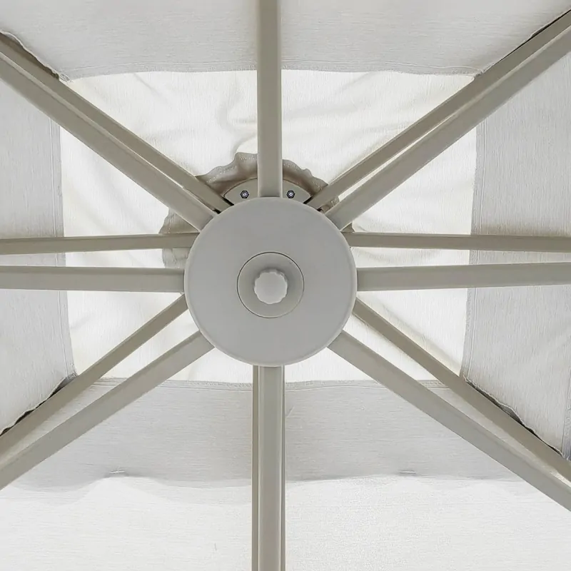 Premium Περιστρεφόμενη Ομπρέλα Κήπου 2.6x3.5m Μπεζ