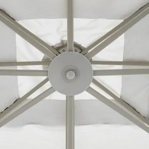 Premium Περιστρεφόμενη Ομπρέλα Κήπου 2.6x3.5m Μπεζ