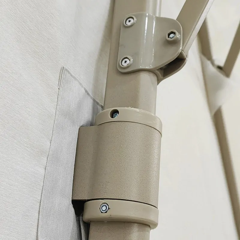 Premium Περιστρεφόμενη Ομπρέλα Κήπου 2.6x3.5m Μπεζ