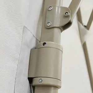 Premium Περιστρεφόμενη Ομπρέλα Κήπου 2.6x3.5m Μπεζ