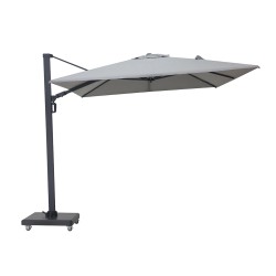 Premium Rotating Garden Umbrella 2.6x3.5m Anthracite Grey